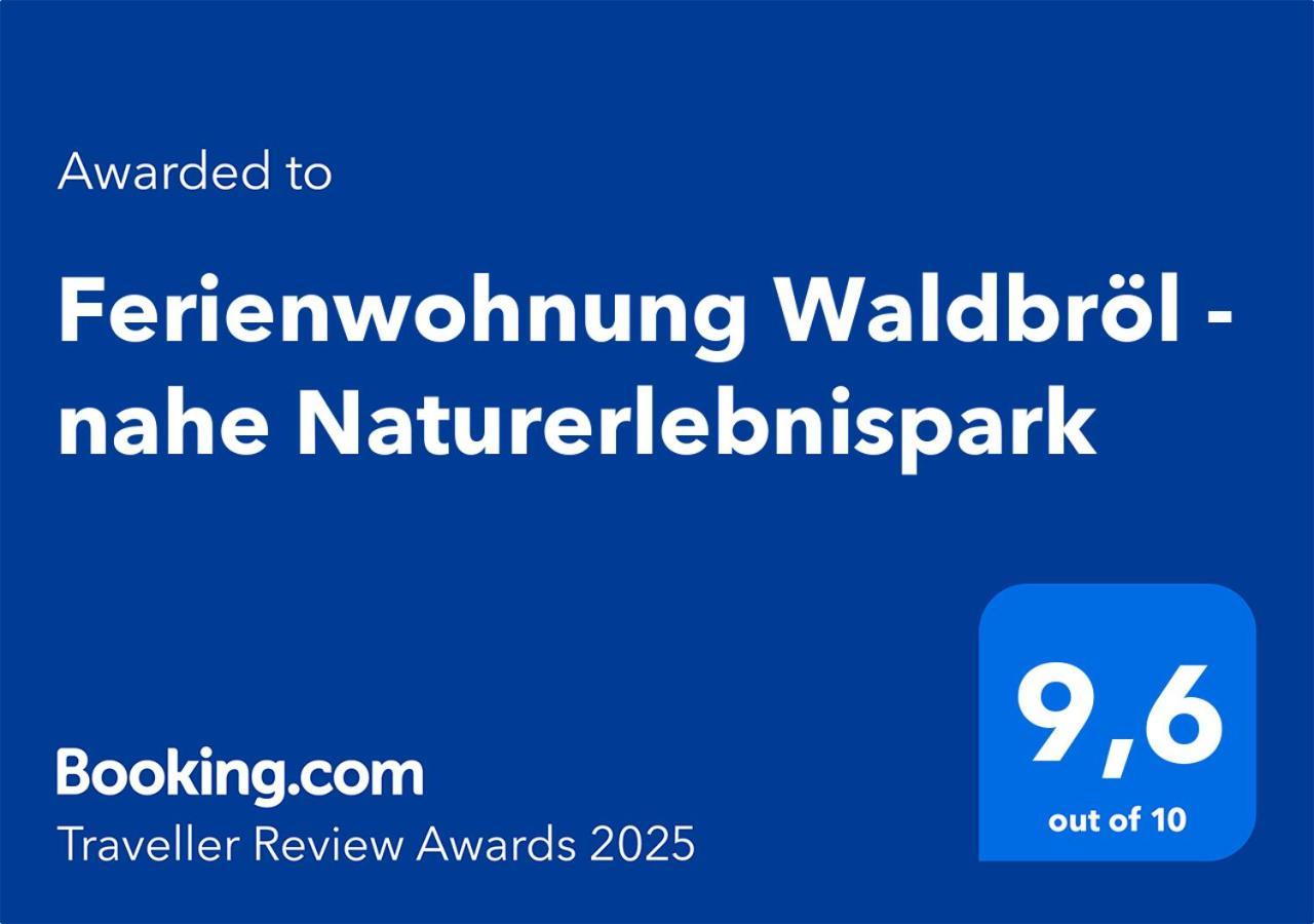 Ferienwohnung Waldbroel - Nahe Naturerlebnispark Валдбрьол Екстериор снимка